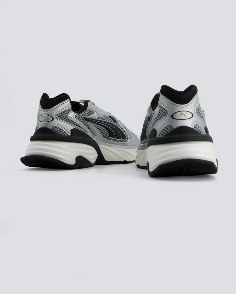 Puma Fade Nitro LS Plata Gris Negro Hombre - Image 4