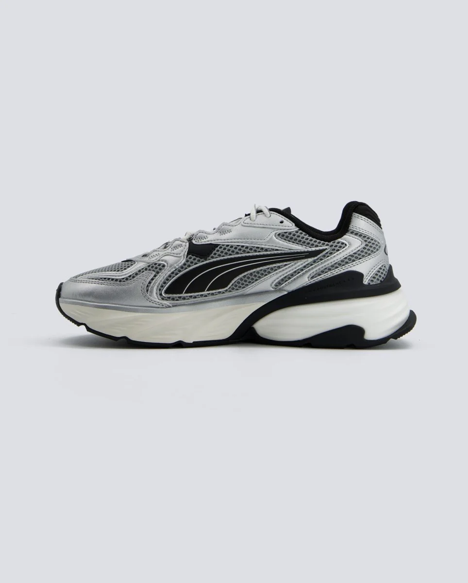 Puma Fade Nitro LS Plata Gris Negro Hombre - Image 5