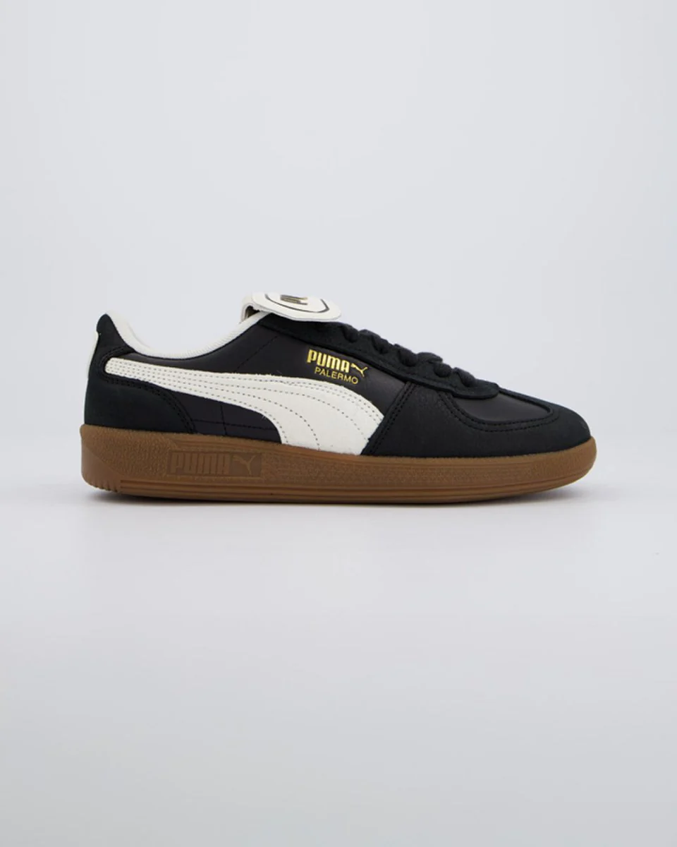 Puma Palermo Premium Negro Y Blanco Mujer