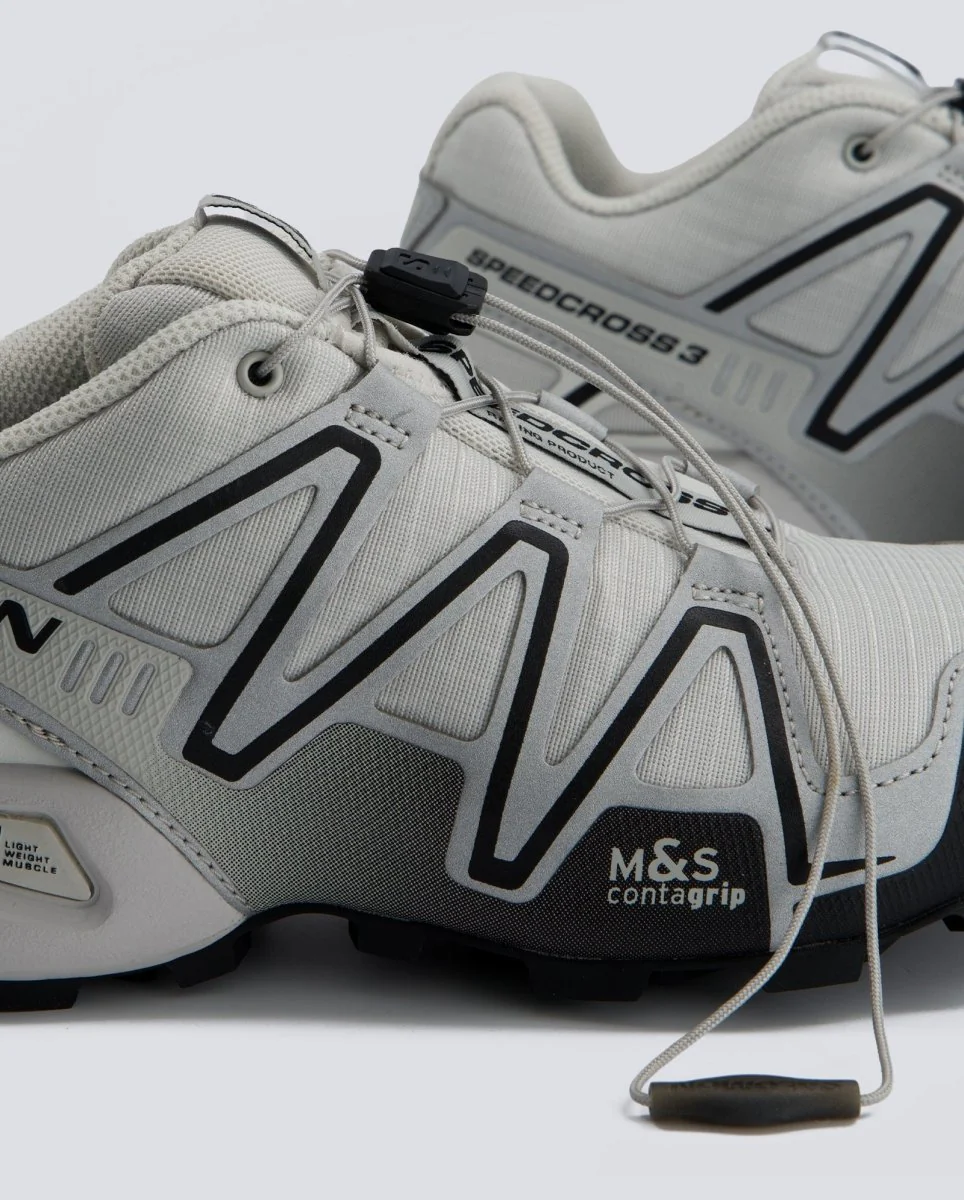 Salomon Speedcross 3 Blanco Y Gris Hombre - Image 2