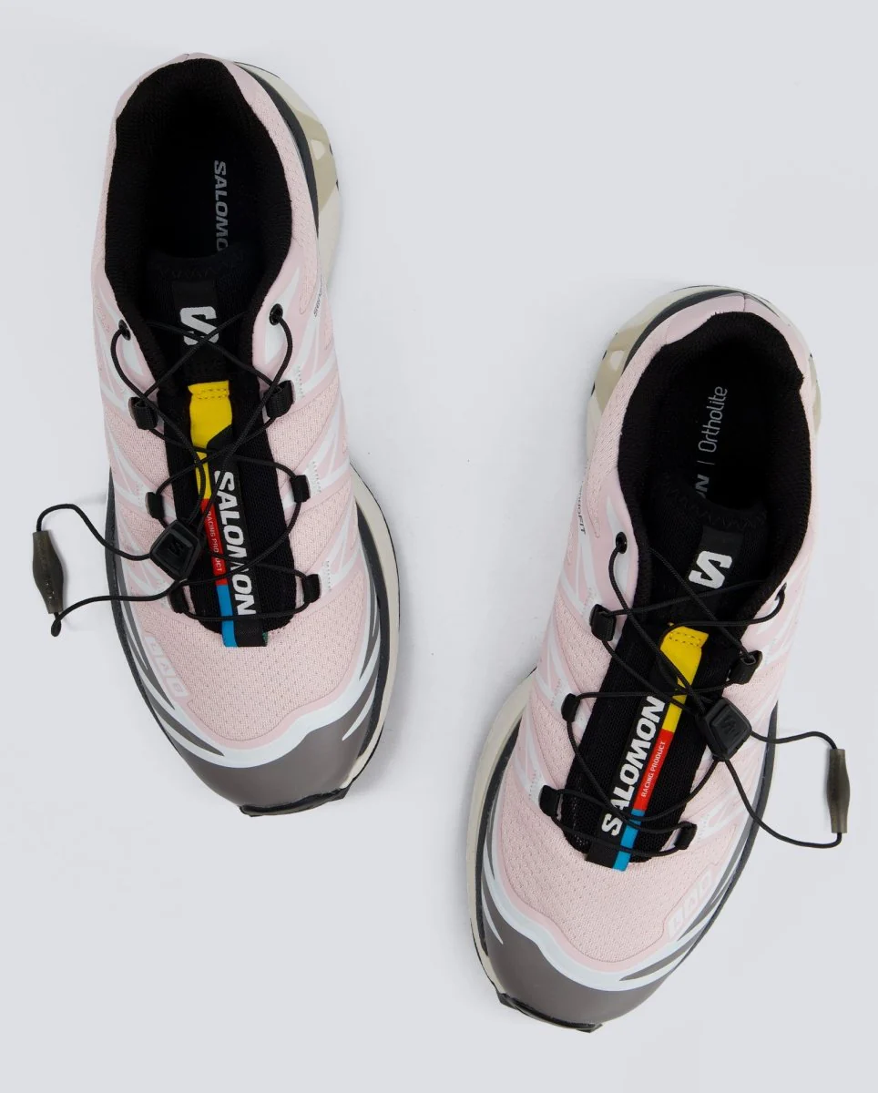 Salomon XT-6 Cloudburst Icy Rosa Y Gris Mujer - Image 6