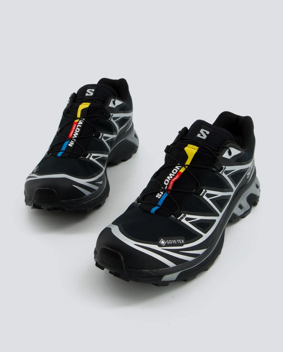 Salomon XT-6 Gore Tex Negro Y Plateado Mujer - Image 3