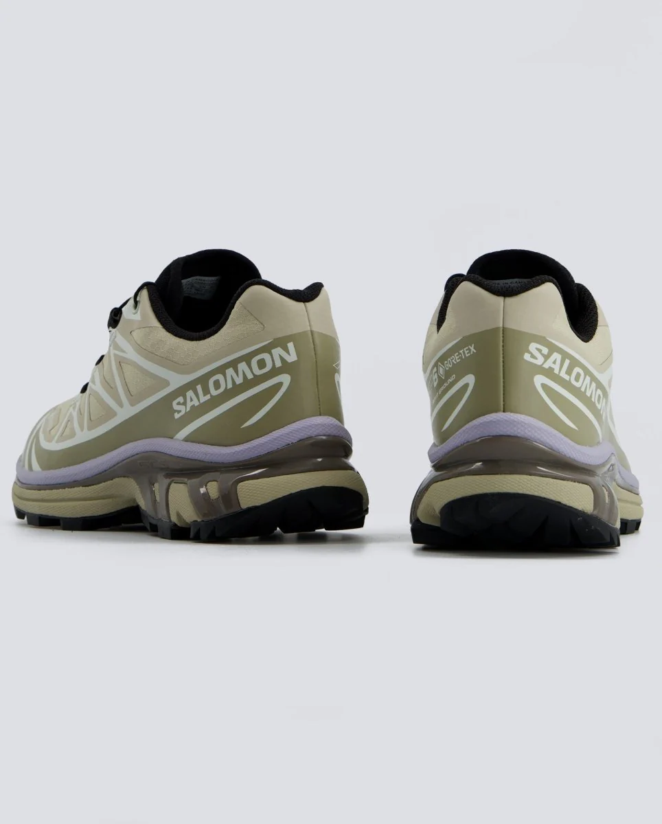 Salomon XT-6 GTX Verde Y Lila Mujer - Image 6