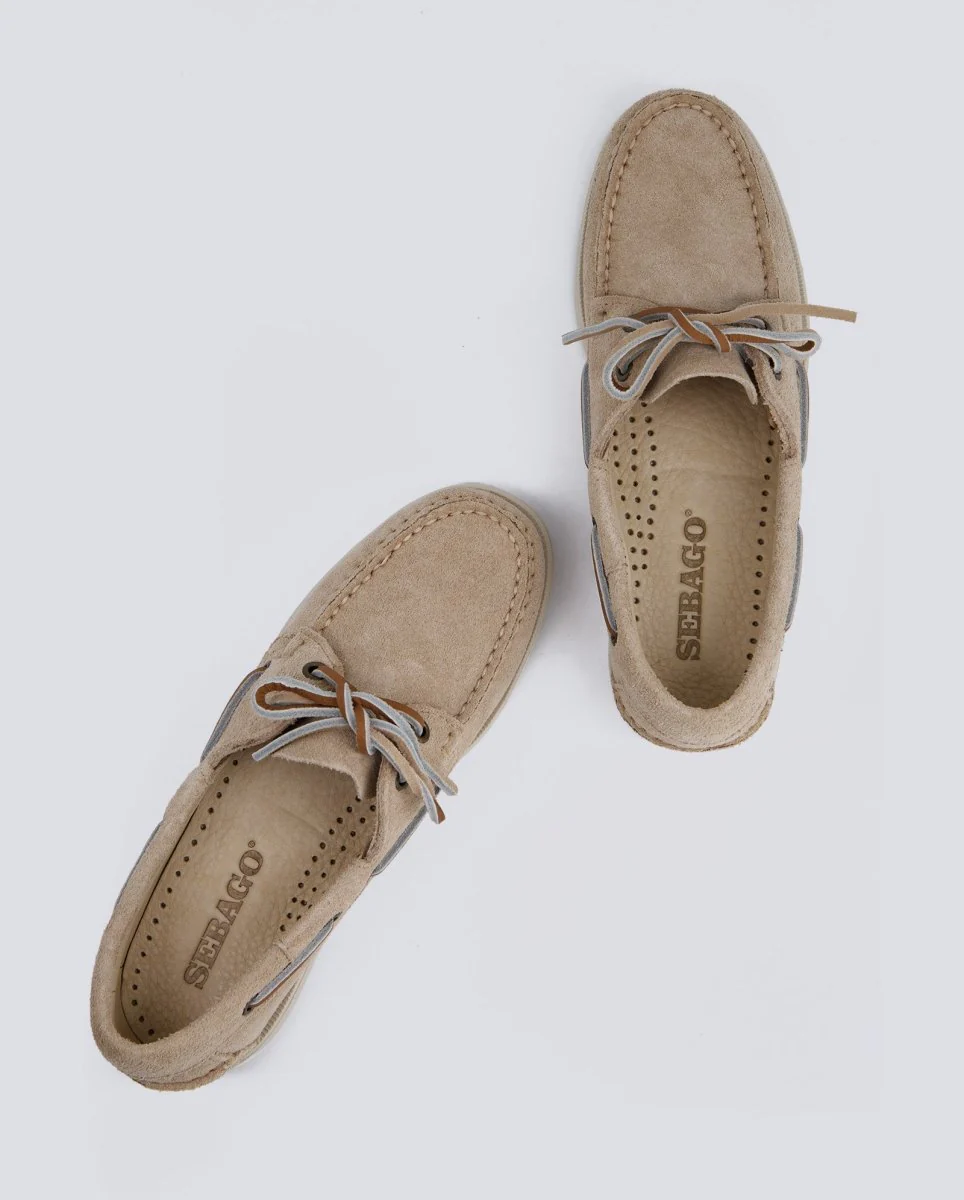 Sebago  Portland Flesh Out Beige Mujer - Image 3