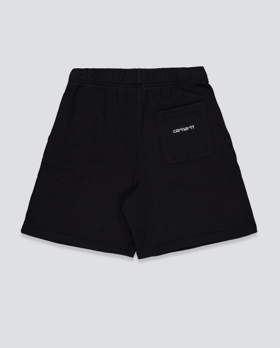 Pantalón Corto Carhartt WIP Brenta Negro Blanco Mujer - Image 3