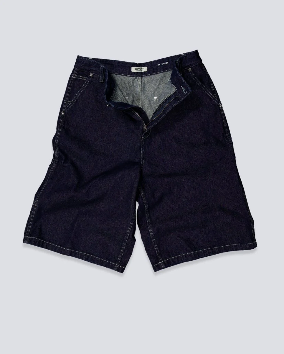 Pantalón Corto Carhartt WIP Nixon Single Knee Azul Unisex - Image 2