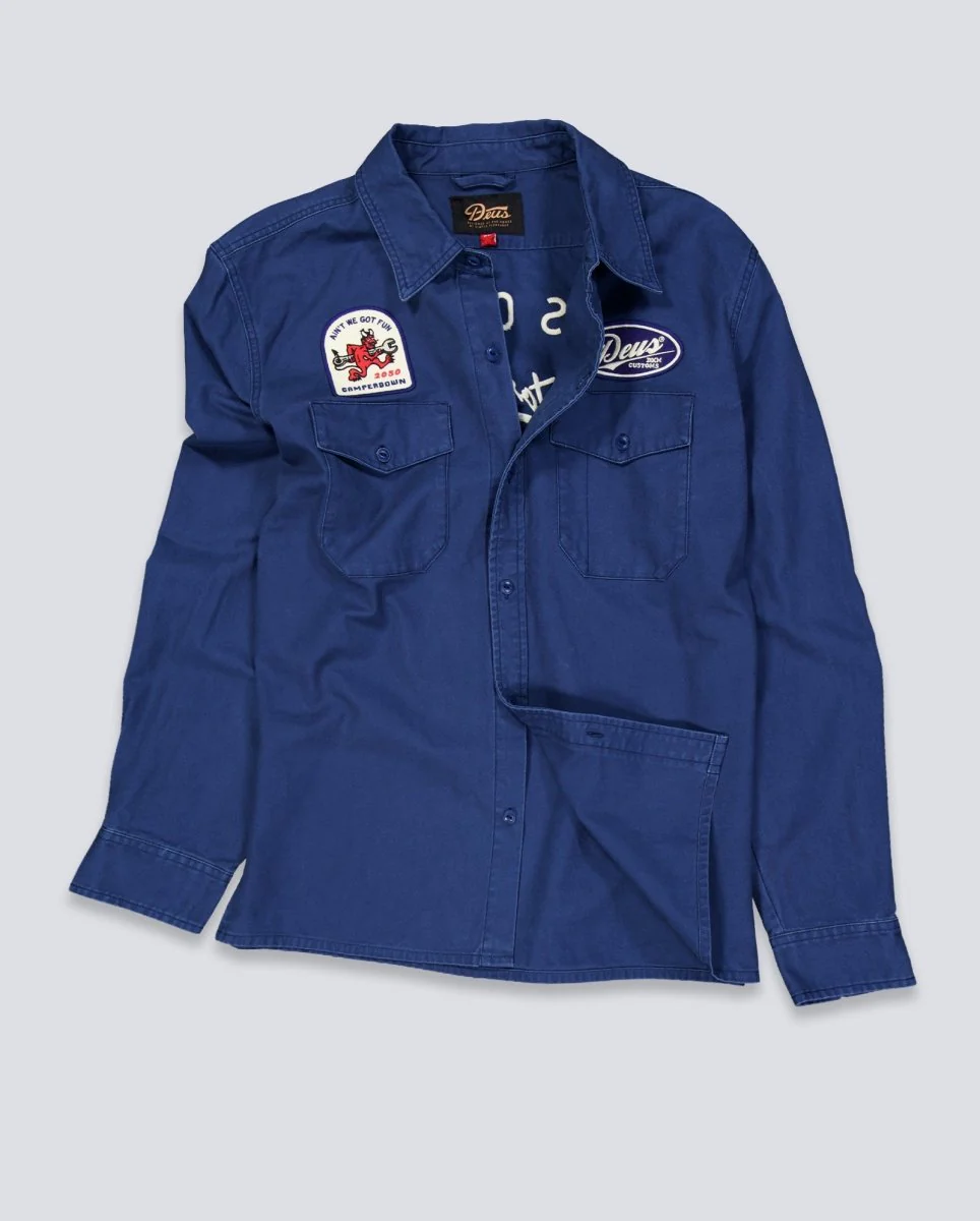 Sobre Camisa Deus Nomad Shirt Azul Unisex - Image 2