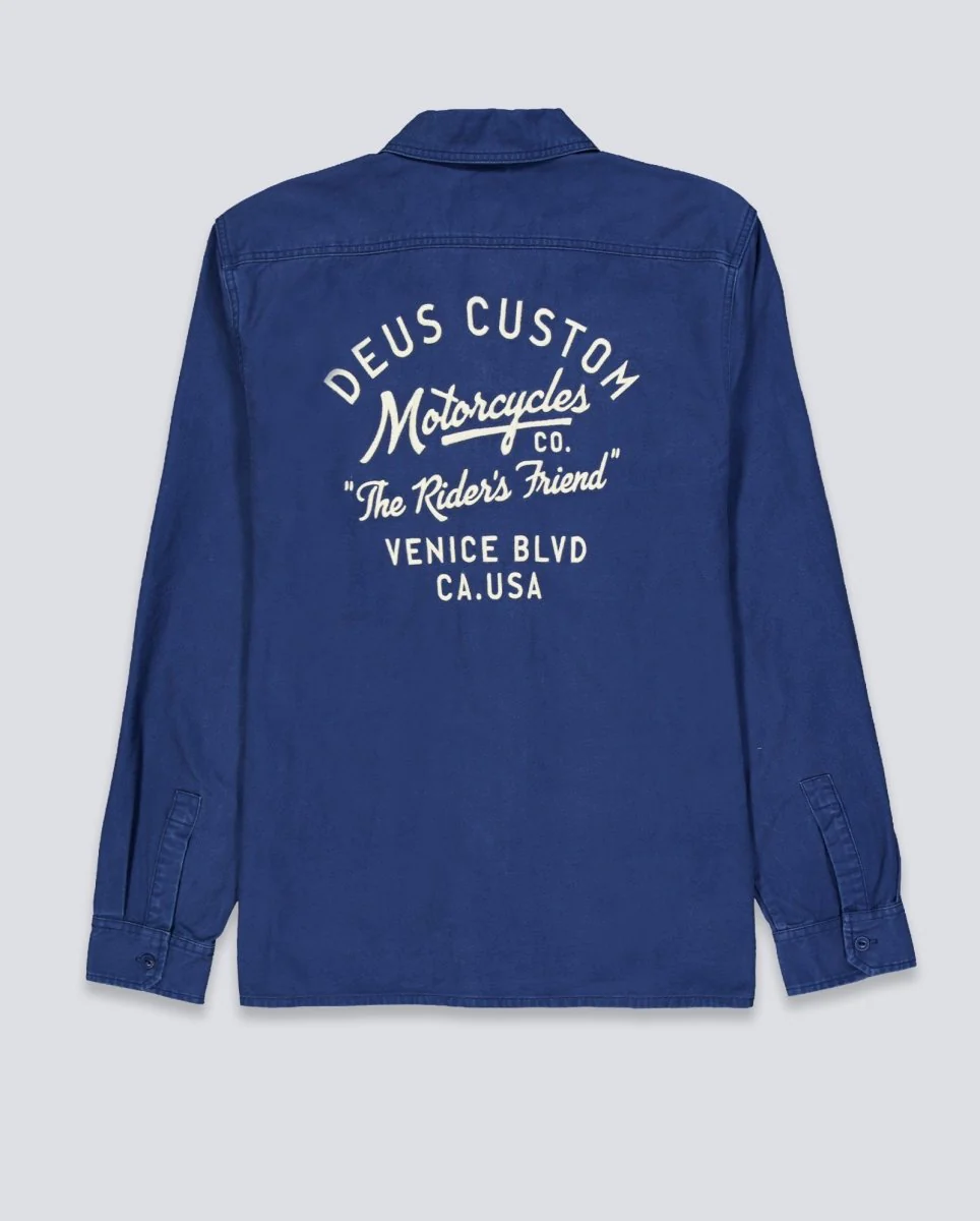 Sobre Camisa Deus Nomad Shirt Azul Unisex - Image 3