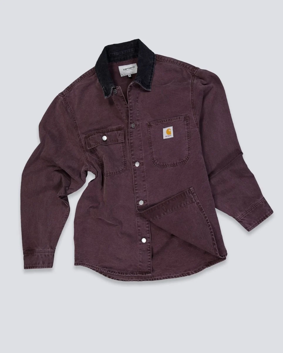 Sobrecamisa Carhartt WIP Mitch Marrón Unisex - Image 2