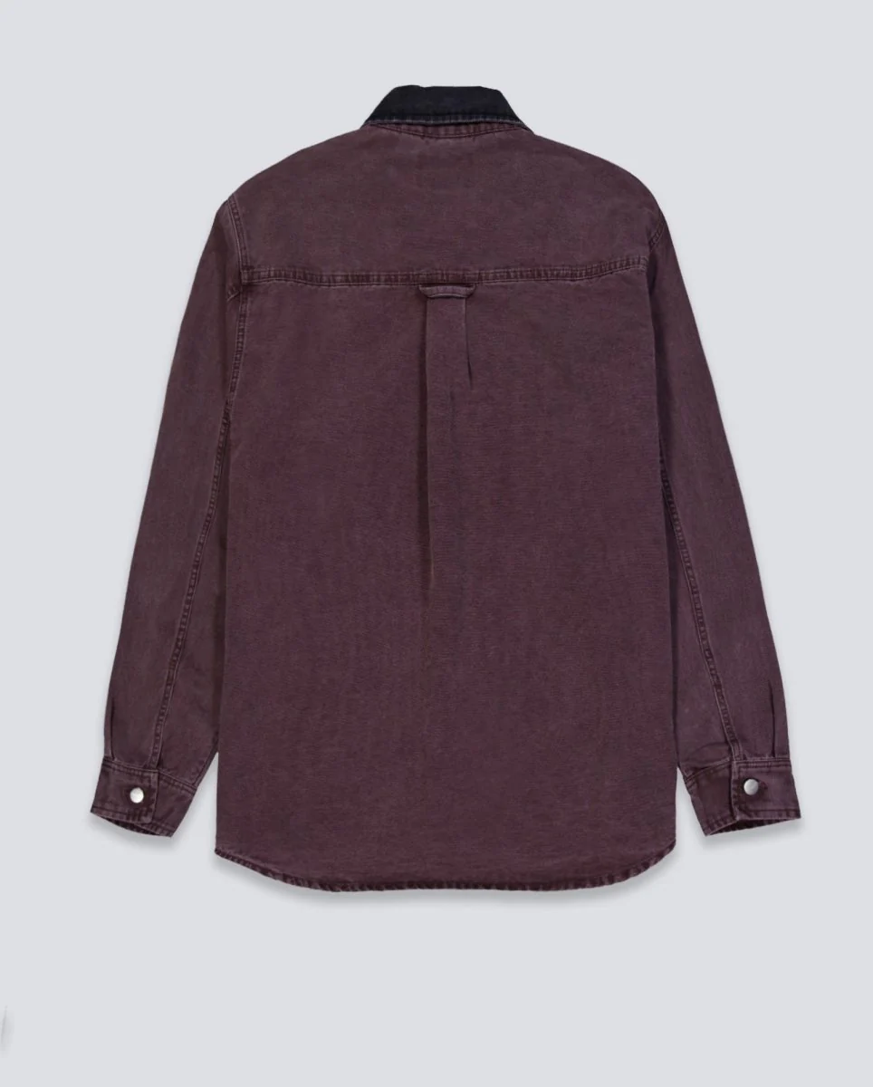 Sobrecamisa Carhartt WIP Mitch Marrón Unisex - Image 4