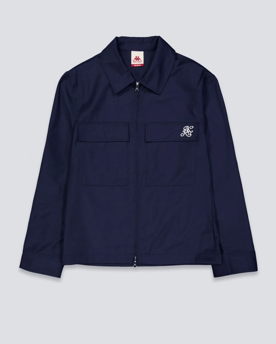 Sobrecamisa Kappa Robe Giovani Gridd Azul Hombre
