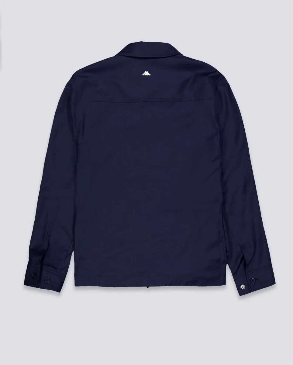 Sobrecamisa Kappa Robe Giovani Gridd Azul Hombre - Image 2