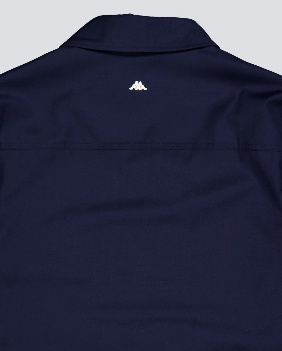 Sobrecamisa Kappa Robe Giovani Gridd Azul Hombre - Image 4