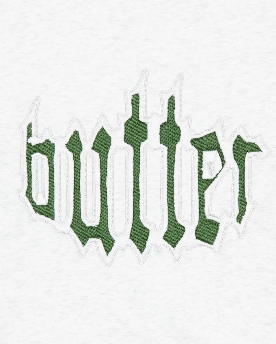 Sudadera Butter Goods Cut Out Applique Gris Unisex - Image 6