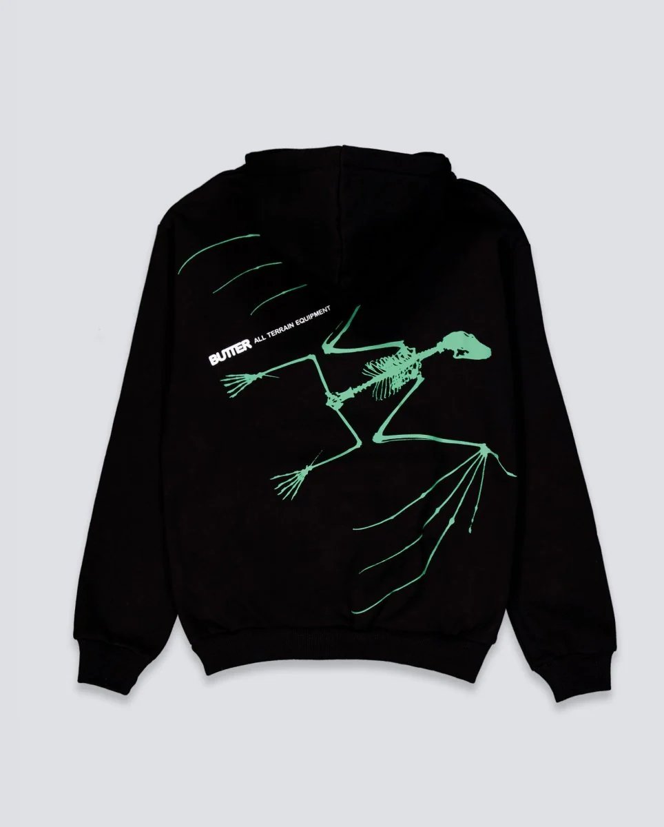 Sudadera Butter Goods Nocturnal Negro Unisex - Image 3