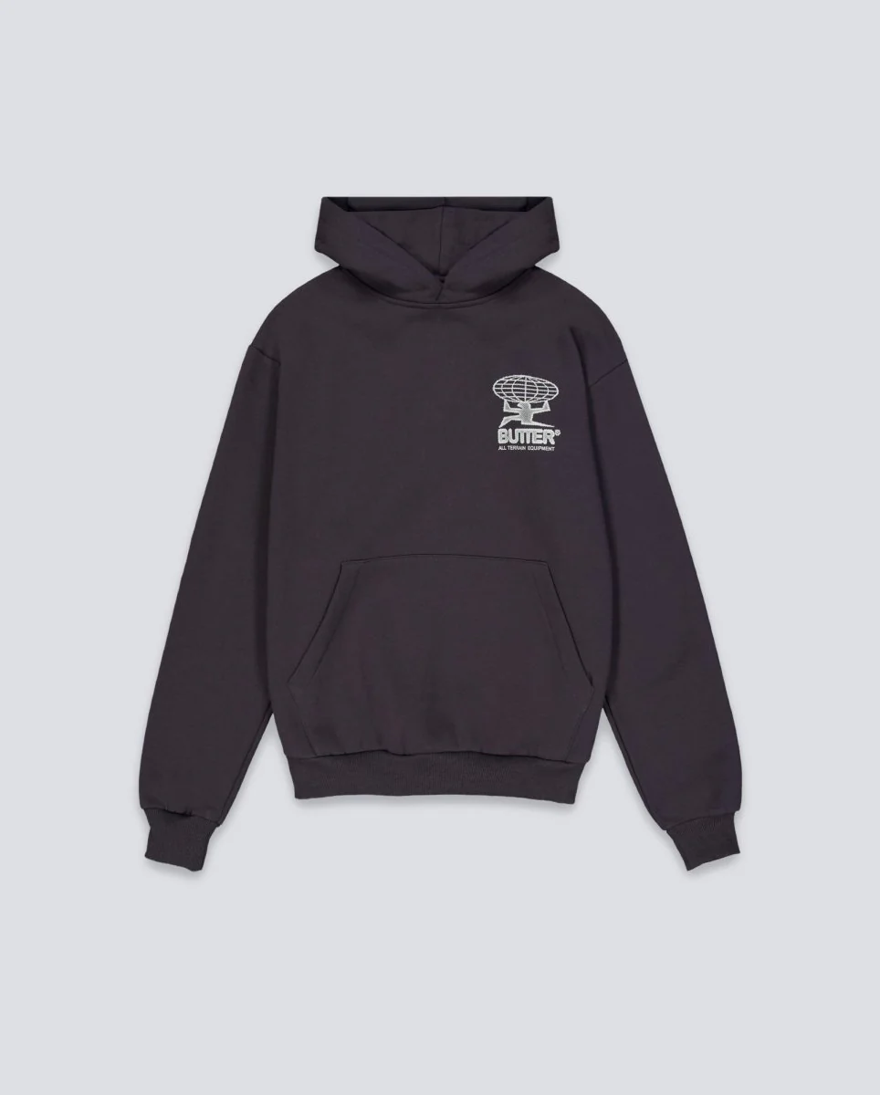 Sudadera Butter Goods Terrain Negra Unisex