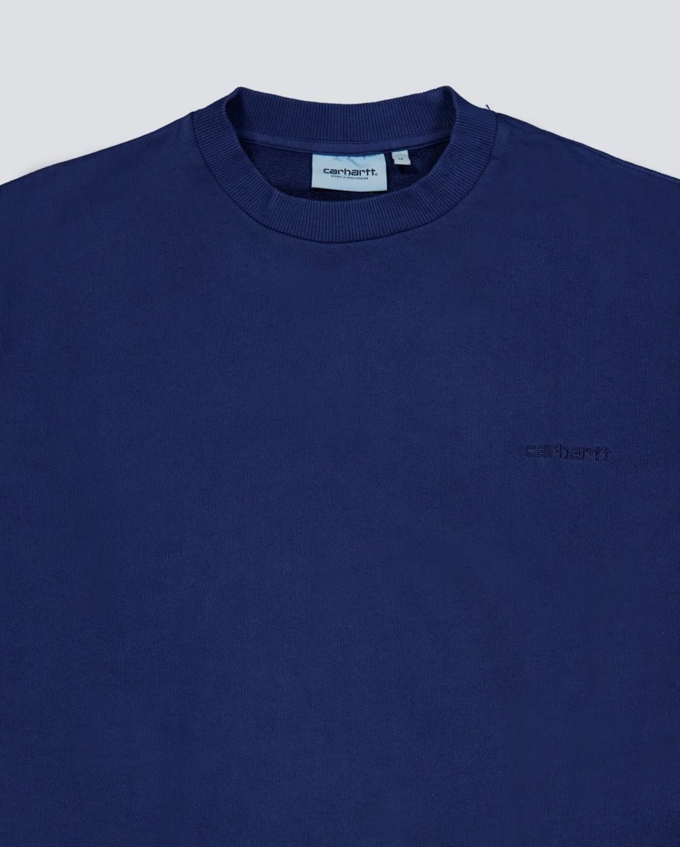Sudadera Carhartt WIP Benton Azul Unisex - Image 2