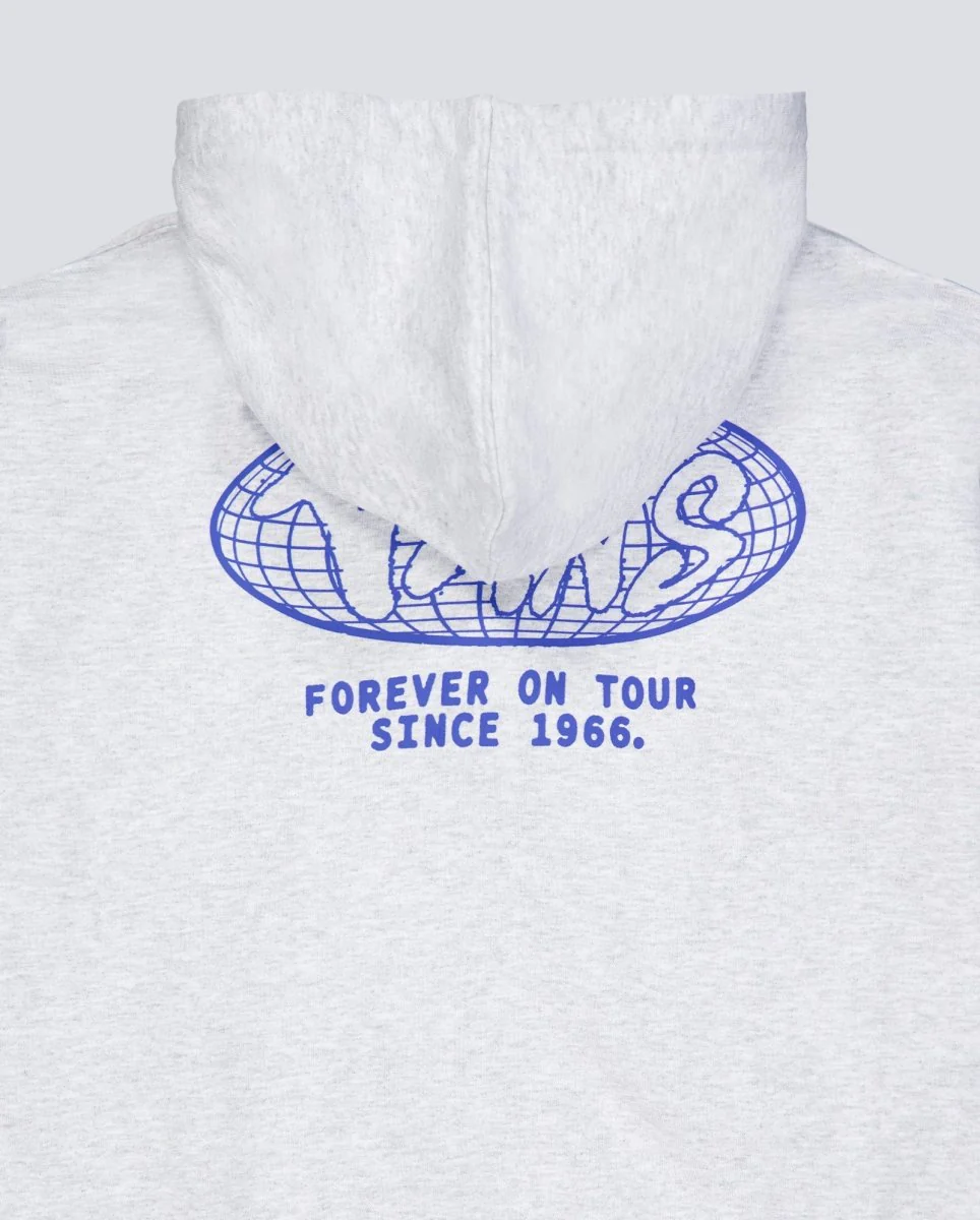 Sudadera con Capucha Vans World Tour Loose Gris Unisex - Image 5