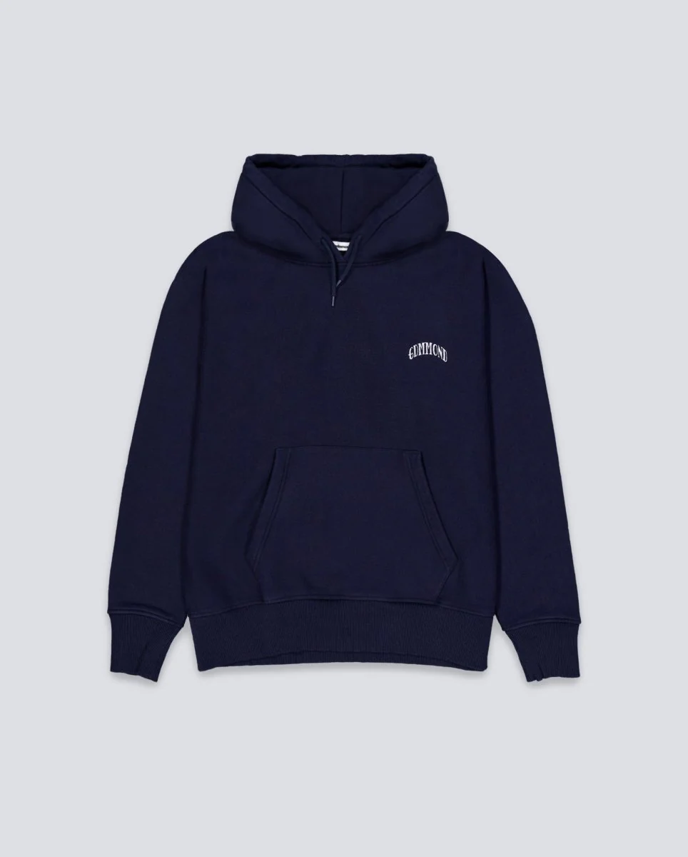 Sudadera Edmmond Studios Core Logo Azul Hombre