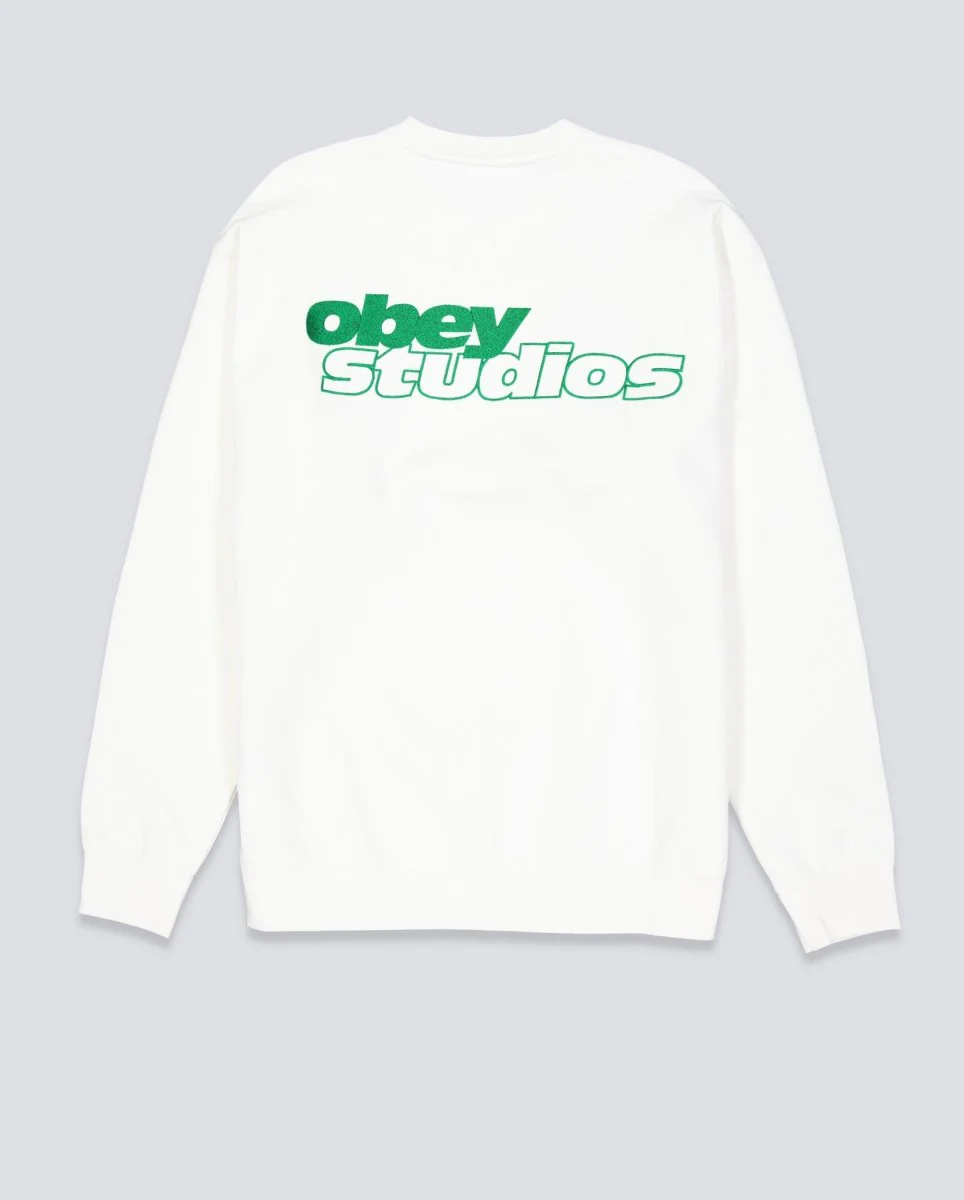 Sudadera Obey Tonic Blanco Unisex - Image 2