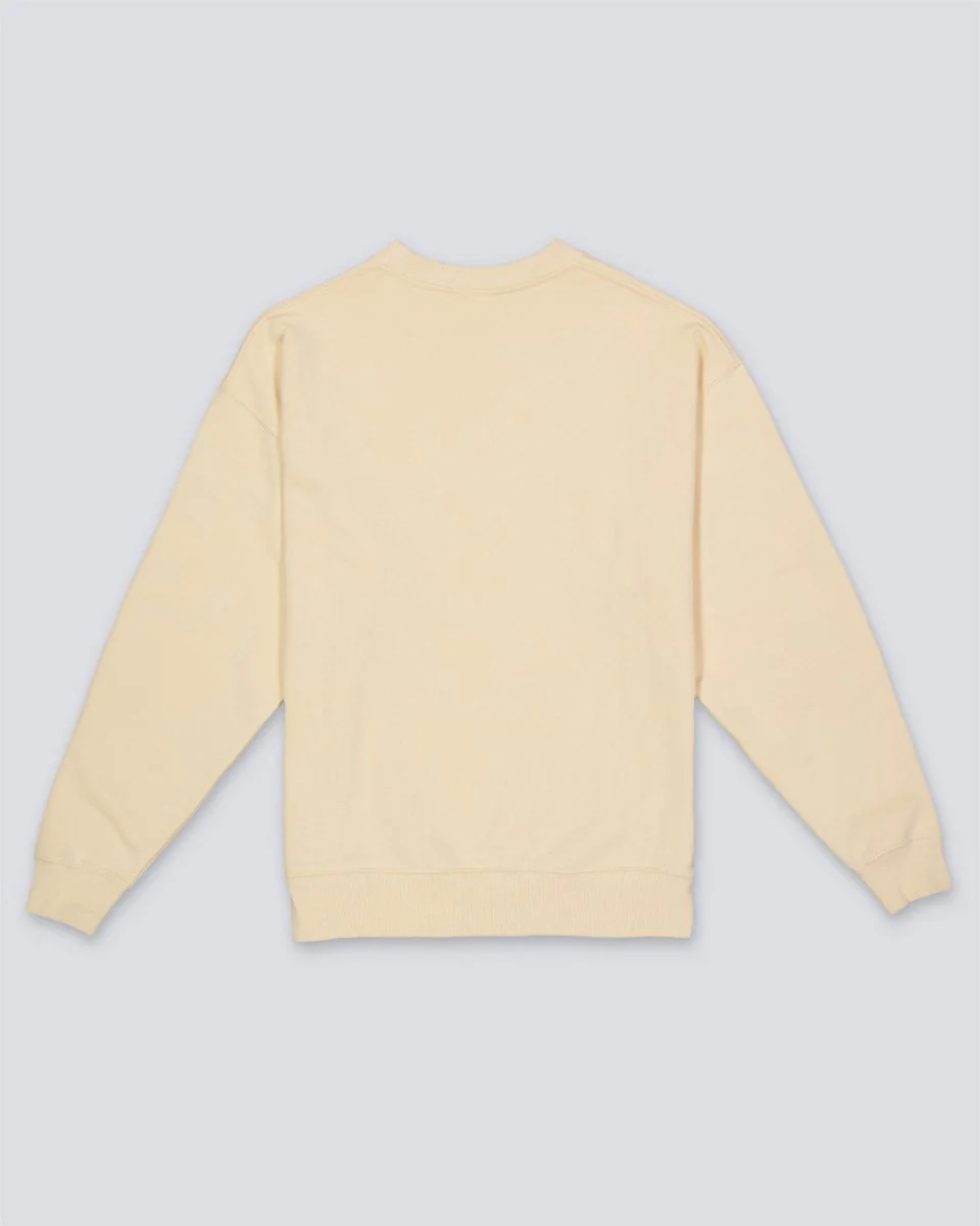 Sudadera Polar Skate Co Dave Crewneck Beige Hombre - Image 3