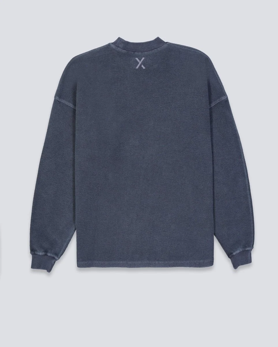 Sudadera Yuxus Cronos Reverse Azul Unisex - Image 4