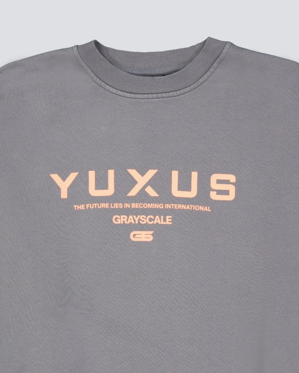 Sudadera Yuxus Grayscale Gris Unisex - Image 4