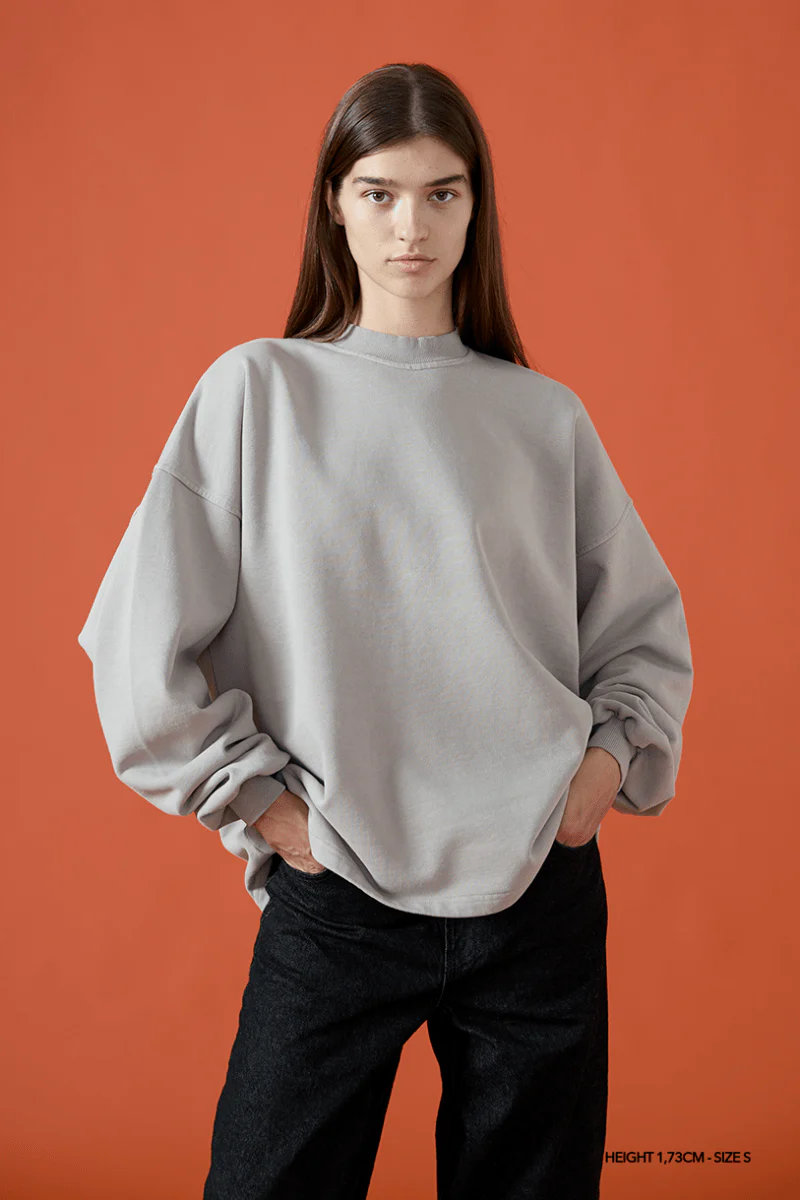 Sudadera Yuxus Grayscale Gris Unisex - Image 4