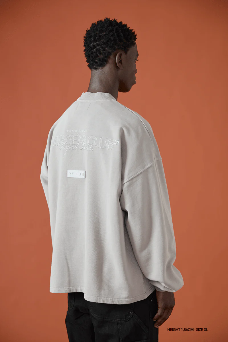 Sudadera Yuxus Grayscale Gris Unisex - Image 6
