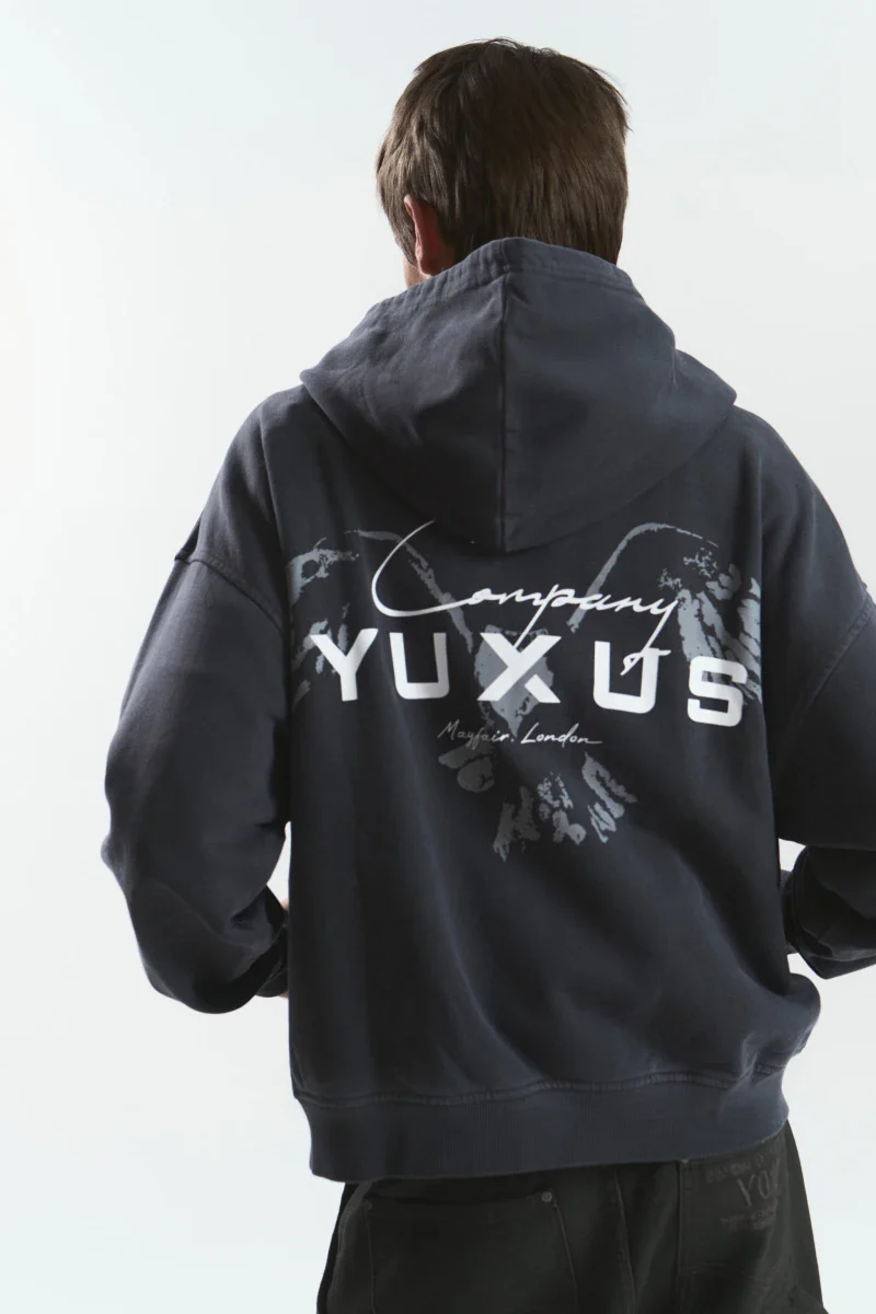 Sudadera Yuxus Imperial Mayfair Hoodie Azul Unisex - Image 5