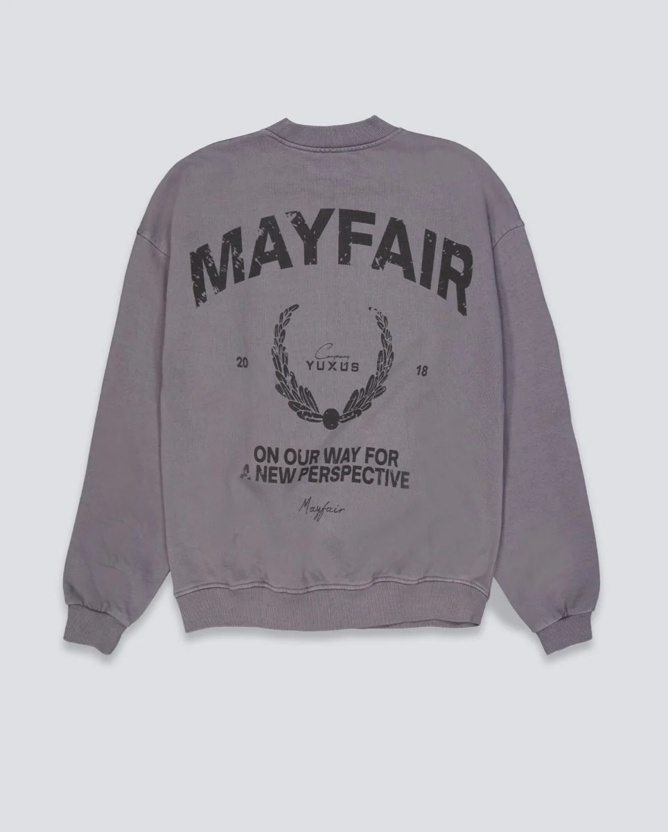 Sudadera Yuxus Mayfair Gris Unisex