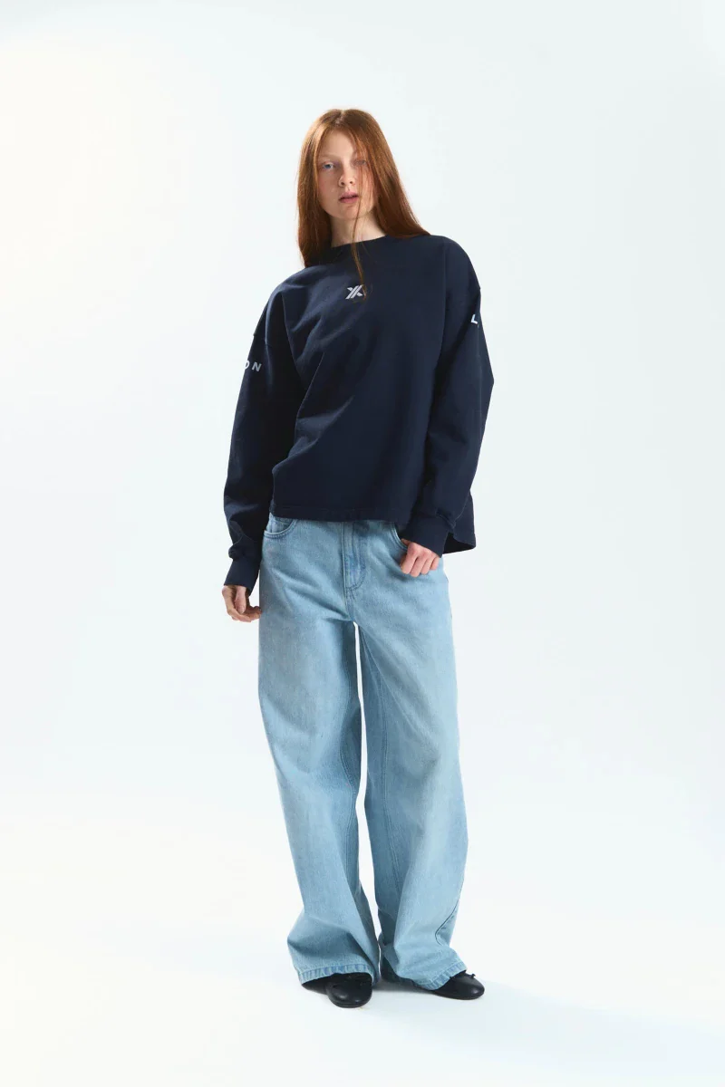 Sudadera Yuxus  Royal Belgrave Crewneck Azul Unisex - Image 5