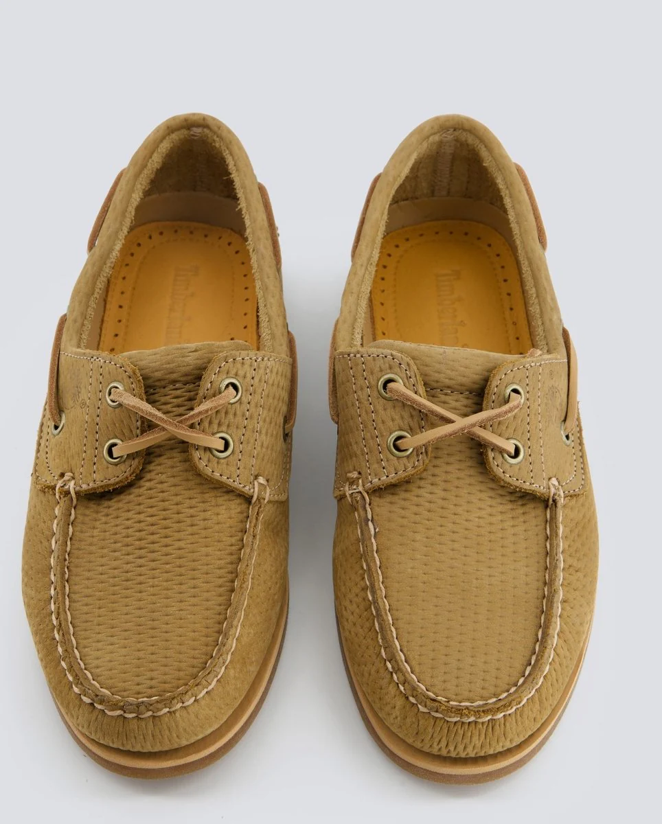 Timberland Crafted Boat Shoe Beige Hombre - Image 2