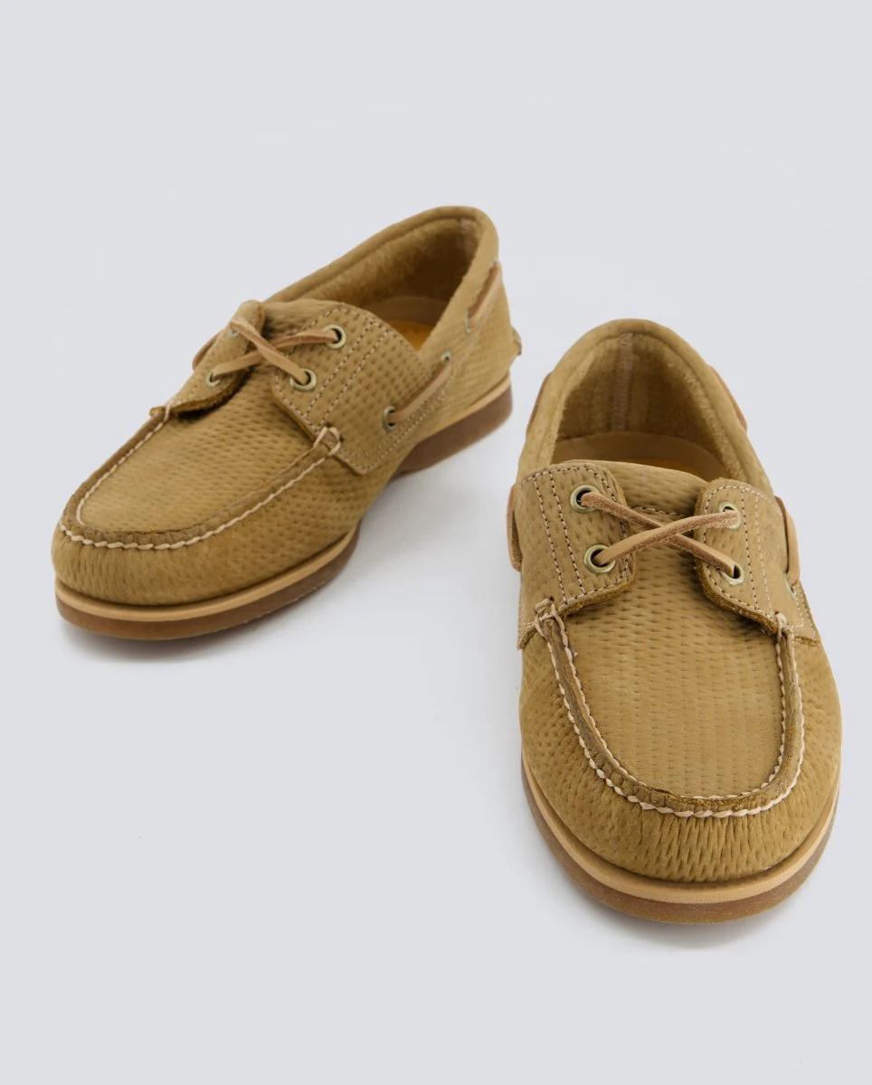 Timberland Crafted Boat Shoe Beige Hombre - Image 6