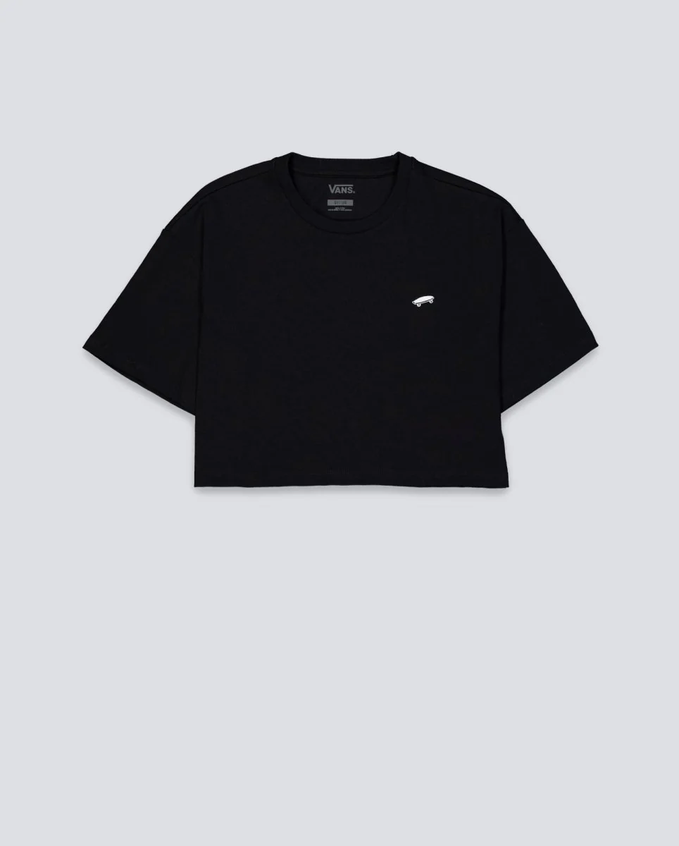 Top Crop Vans W Salton Relax Negro Mujer