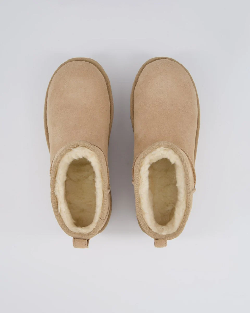 Ugg W Classic Ultra Mini Plat Beige Mujer - Image 5