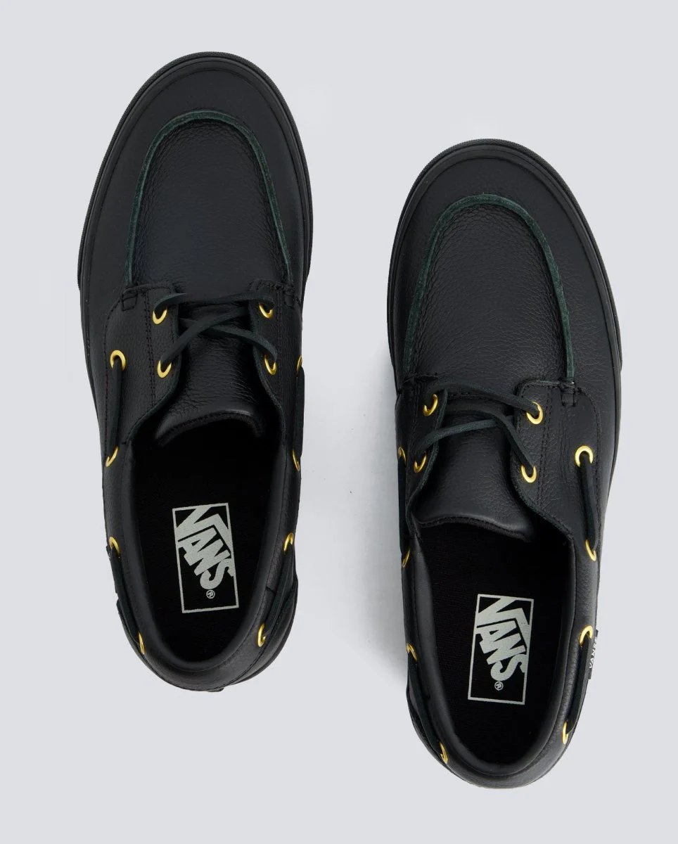 Vans 2 Eyelet Boat Negro Mujer - Image 5