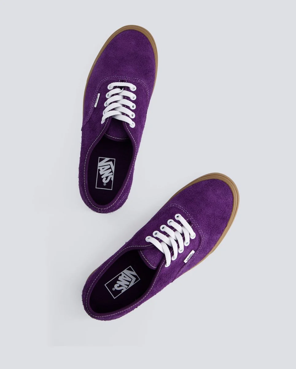 Vans Authentic Hairy Suede Morado Hombre - Image 3